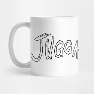Dark and Gritty Juggalesbian gay lgbt pride juggalo juggalette text Mug